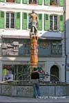 The Fountain of Justice, Place Palud, Lausanne, Switzerland.