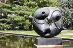 Head, sculpture by Joan Miro, Gianadda Foundation, Martigny, Switzerland.