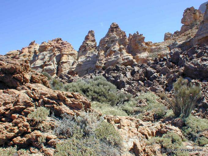 Moonscape at the foot of Mount Teide, Tenerife