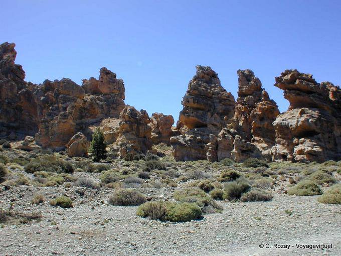 In the caldera of Teide, Tenerife