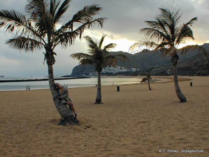 The beach of Las Teresitas, Tenerife