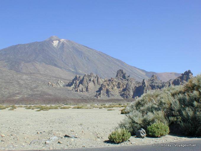 The Teide, snowy peak, Tenerife