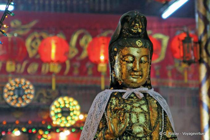 In the Chinese shrine of Lady Dok Mak Soi Wat Choeng Phanan, Ayutthaya - Thailand