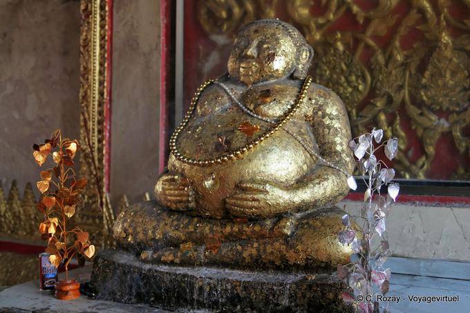Another big belly Buddha, Wat Choeng Phanan, Ayutthaya - Thailand