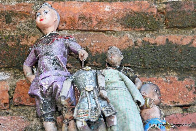 Prayer Dolls, Wat Phra Sri Samphet, Ayutthaya - Thailand