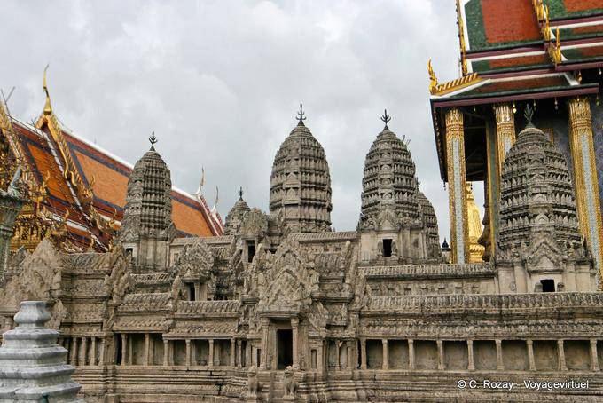 A replica of Angkor Wat Wat Phra Kaew, Bangkok - Thailand