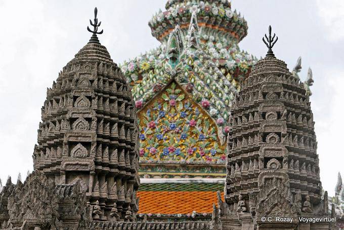 Miniature temple of Angkor Wat Phra Kaew Bangkok - Thailand