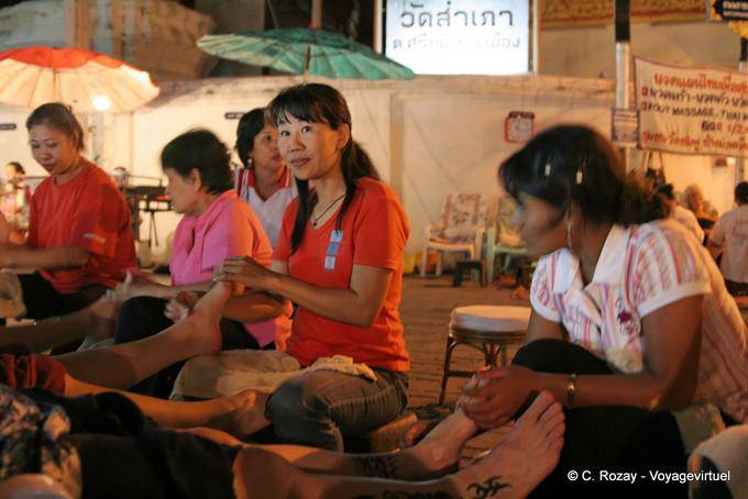 Foot masseuse, Chiang Mai - Thailand