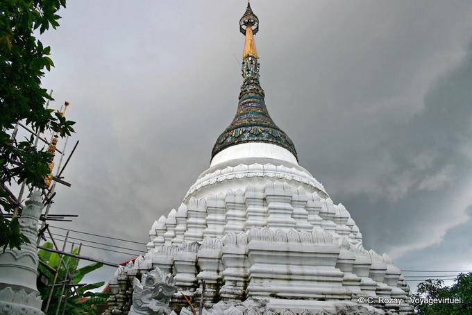 Chiang Mai Temple, the Wat Suan Dok Chedi - Thailand