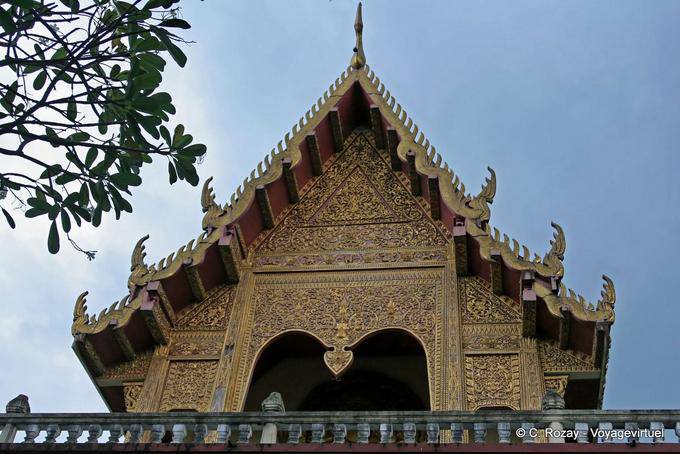 Decoration Wat Phan Tao detail, Chiang Mai Temple - Thailand