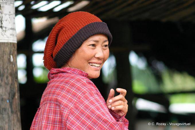 The woman in the hat, Chiang Mai - Thailand