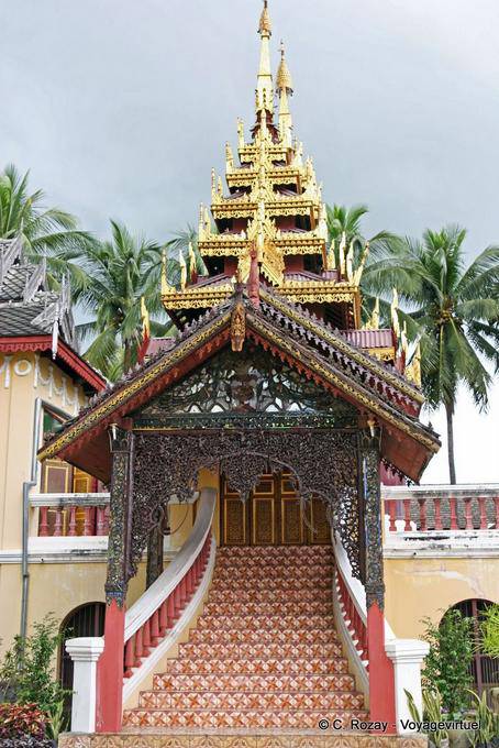 View from the steps, Wat Sri Chum, Lampang - Thailand
