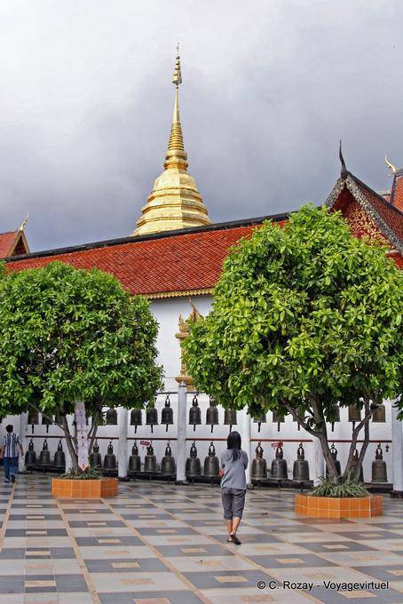 Rows of bells, Wat Doi Suthep, Chiang Mai - Thailand
