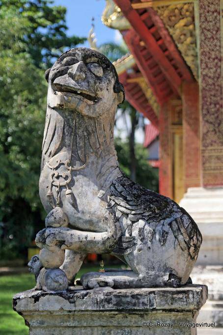 Protective Monster, Wat Phra Singh, Chiang Mai - Thailand