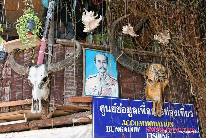 Home decoration in Ton Sai village, Koh Phi Phi - Thailand