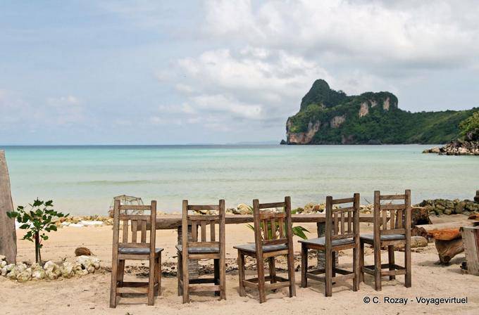 Usability prepared on Long Beach, Koh Phi Phi - Thailand