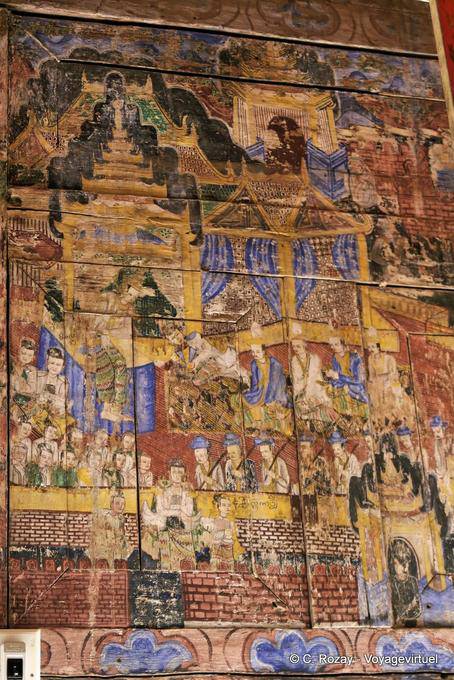 representation of an ancient Jataka tale, Wat Phra That Lampang Luang - Thailand