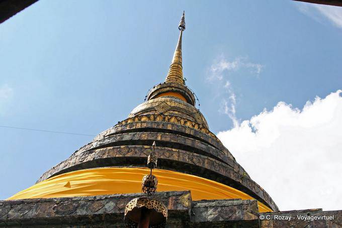 Top of Chedi Wat Phra That Lampang Luang, Lampang - Thailand
