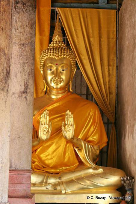 Buddha Mudra of appeasement, Wat Phra That Lampang Luang - Thailand