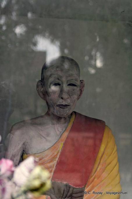 Mummified monk, Wat Phra That Lampang Luang - Thailand