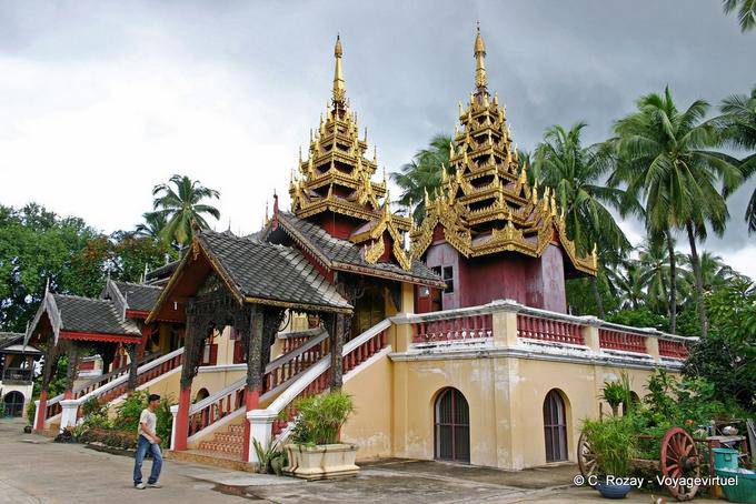 Burmese traditional temple, Lampang, Wat Sri Chum - Thailand