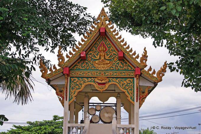 Prayer drums, Lampang, Wat Sri Chum - Thailand