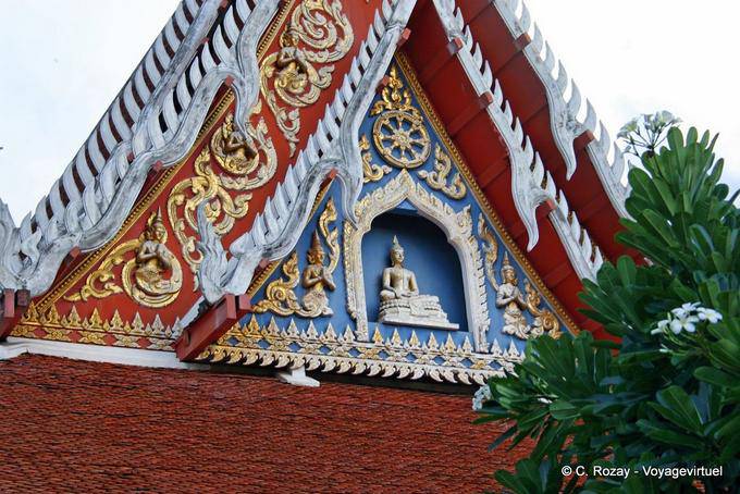 Detail of temple, Phitsanulok - Thailand
