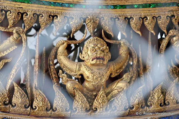 Antique garuda, Wat Phra Sri Rattana Mahathat, Phitsanulok - Thailand