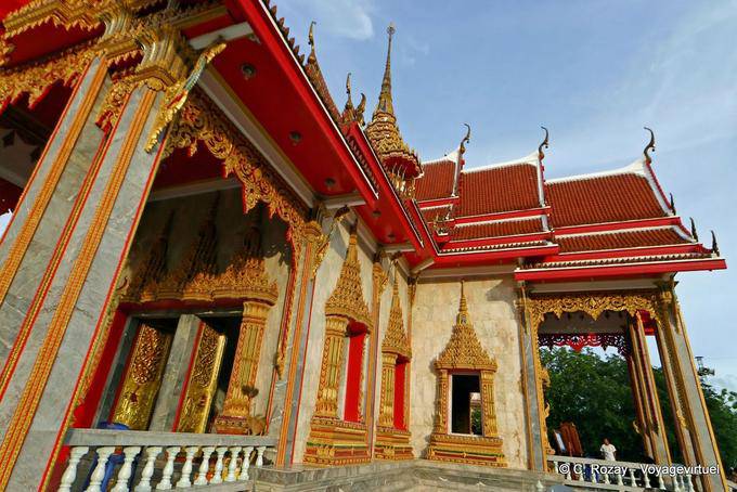 Side view Wat Chalong, Phuket - Thailand