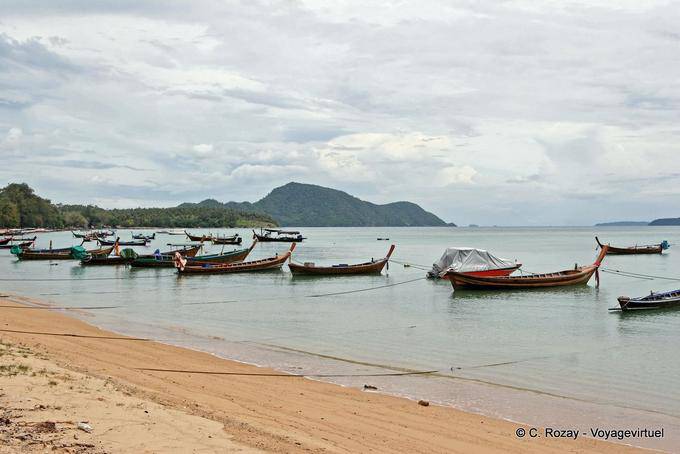 Long queues in Chalong Bay, Phuket - Thailand