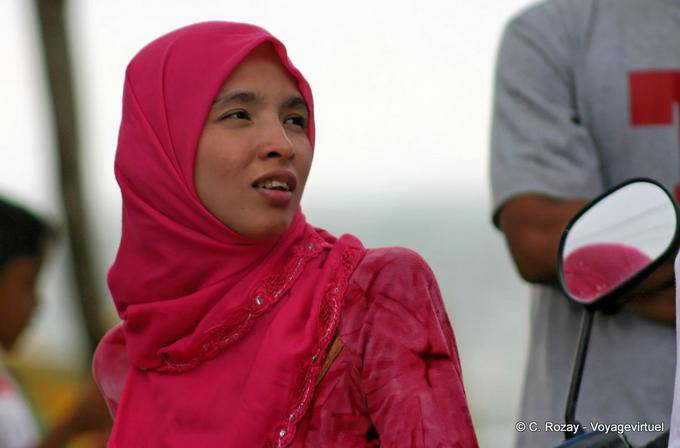 Muslim spectator Festival Patong, Phuket - Thailand
