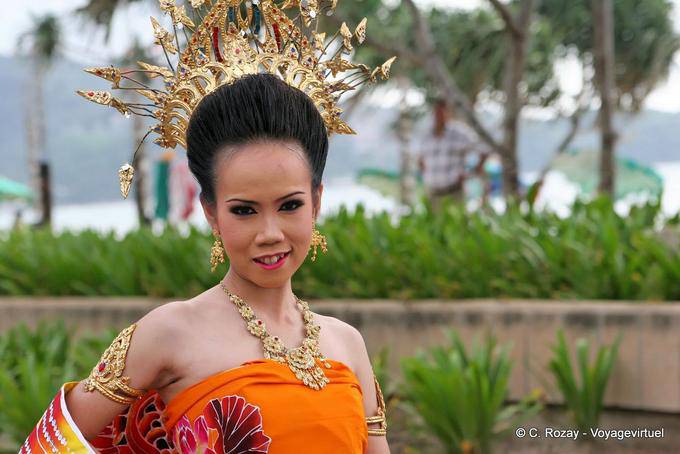 Portrait of winning, Festival Patong, Phuket - Thailand