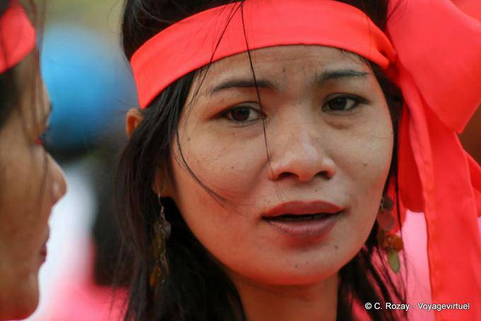 Red headband, Festival Patong, Phuket - Thailand
