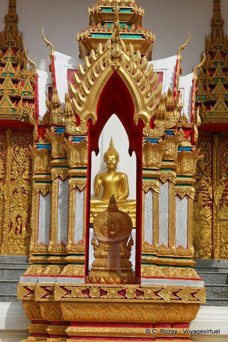 Interior decoration Wat Suwan Khiri Wong's, Patong, Phuket Temple - Thailand