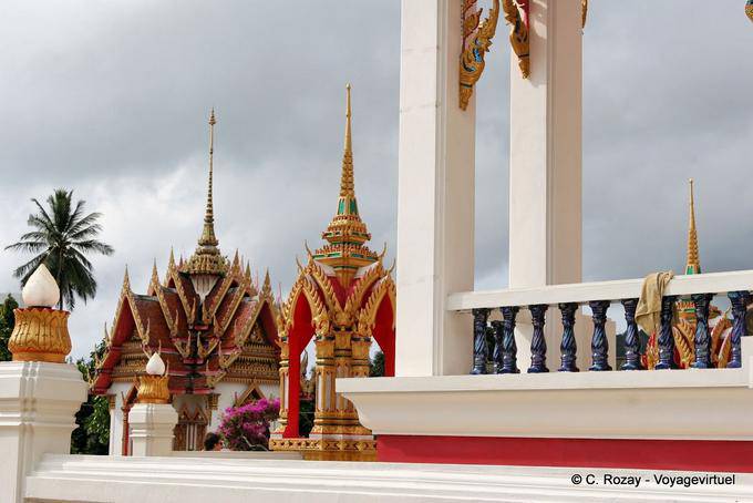 View Wat Suwan Khiri architecture Wong, Patong, Phuket Temple - Thailand