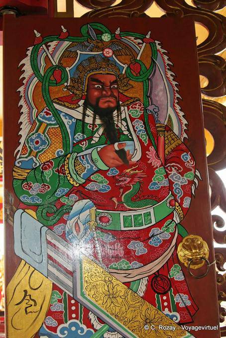 Chinese painting bearded god, Phuket Town Gypsy - Thailand