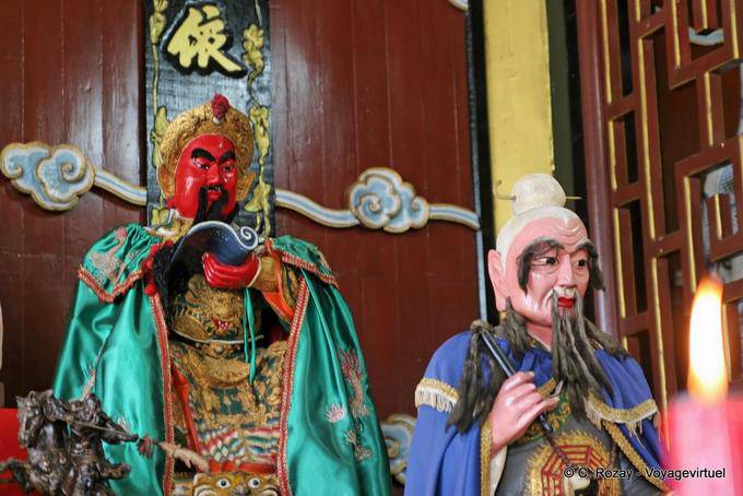 God traditional Chinese red, Phuket Town Gypsy - Thailand