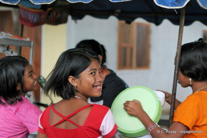 Laughing girls, Phuket Town Gypsy - Thailand