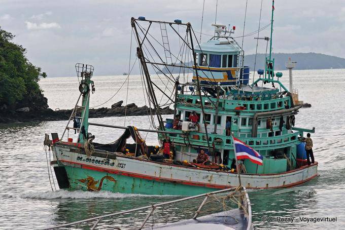 Fishing boat back, Phuket Town Gypsy - Thailand