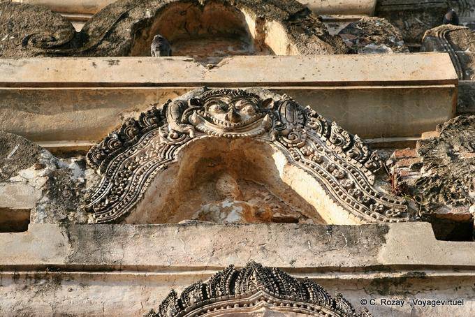 Finesse of Sri Sawai ornaments, Sukhothai - Thailand