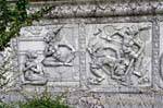 Battle scenes, Wat Choeng Phanan, Ayutthaya, Thailand.