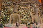 Siamese Buddhas, Wat Choeng Phanan, Ayutthaya, Thailand.