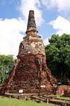 Ancient chedi, Wat Phra Sri Samphet, Ayutthaya, Thailand.