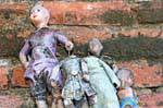 Prayer Dolls, Wat Phra Sri Samphet, Ayutthaya, Thailand.