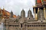 A replica of Angkor Wat Wat Phra Kaew, Bangkok, Thailand.