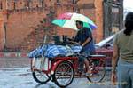Scooter and umbrella, Chiang Mai, Thailand.