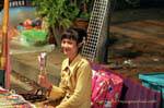 Woman selling trinkets, Chiang Mai, Thailand.
