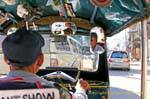 Rickshaw driver, Chiang Mai, Thailand.