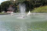 Rotating water jets, Phuping Palace, Chiang Mai, Thailand.