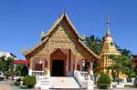 Wat Chai Phrakiat, Chiang Mai Temple, Thailand.